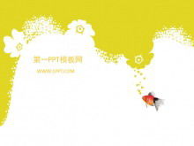 ศิลปะพื้นหลังปลา PPT แม่แบบดาวน์โหลด