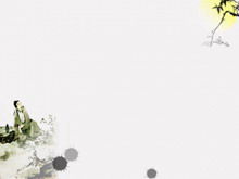 Gray Du Fu Hintergrund PPT-Vorlage im chinesischen Stil herunterladen