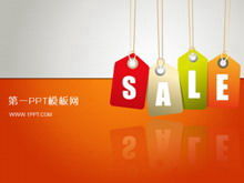 Modèle PPT de remise de supermarché de style de mode