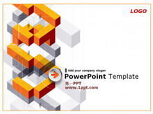 Download do modelo PPT de tecnologia geométrica