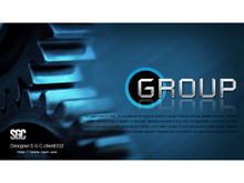 Modelo de engrenagem mecânica PPT