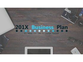 Template PPT self-media dari latar belakang peralatan fotografi LOMO