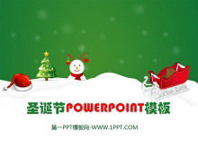 เทมเพลตสไลด์โชว์คริสต์มาสส่วนบุคคลพร้อมพื้นหลังตุ๊กตาหิมะเลื่อน