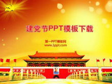 Download do modelo de PowerPoint do Festival Exquisite Party Building