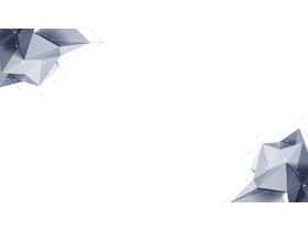 ثماني صور خلفية زرقاء مضلعة PPT