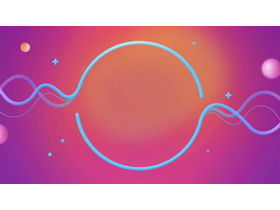 Два фиолетовых градиента стильных фоновых изображения PPT