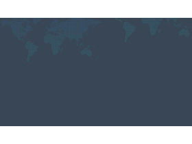 Três imagens de fundo PPT de matriz de pontos de mapa mundial em azul e cinza