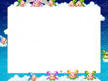 Dynamiczny szablon tła kreskówki PPT