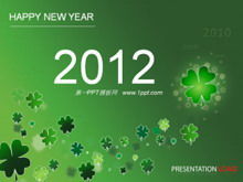 Modelo de plano de fundo Shamrovck PPT