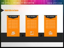 Casetă text PPT de fundal galben descărcare gratuită