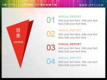 Catalogo PPT triangolo tridimensionale