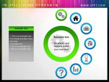 Загрузите изысканный материал каталога слайдов с 7 узлами