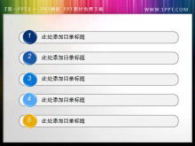 Scarica gratuitamente il modello del catalogo della presentazione decorato con punti blu