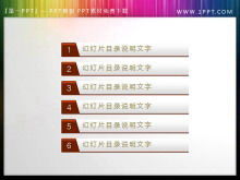 Hiyerarşi duygusuyla PowerPoint katalog malzemesini indirin