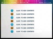 Basit renkli TV dekorasyonu slayt katalog malzemesi