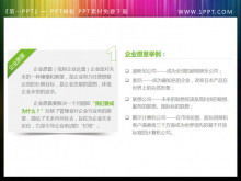 PPT-Textfeldmaterial mit Seriennummernbeschreibung