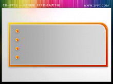 Um conjunto de materiais de caixa de texto do PowerPoint em estilo cristal