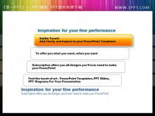 Un modello di navigazione del sommario del capitolo della presentazione in stile cristallo