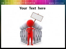 المواد التوضيح الشرير PPT عقد عرض بطاقة