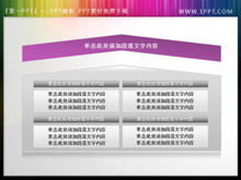 Materiale della casella di testo PPT per la struttura della casa