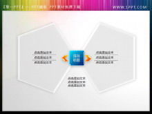 PPT-Textfeldmaterial im Schmetterlingsflügel-Stil