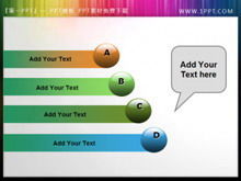 Butoane de navigare PPT color