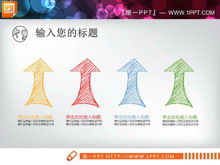 สีวาดมือจบการศึกษาตอบแผนภูมิ PPT Daquan