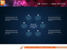 Download di diapositive semitrasparenti in stile linea sottile squisito