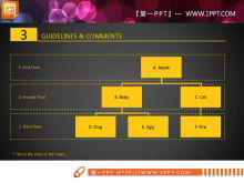 Download del pacchetto grafico PPT pratico piatto squisito giallo