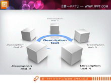 Pobieranie wykresu PPT z siedmioma niebieskimi równoległymi kombinacjami kombinacji