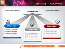 玻璃質感商務幻燈片素材下載