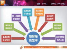 Templat bagan slide hubungan agregasi Smartart