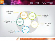 Download lado a lado do modelo de gráfico do PowerPoint
