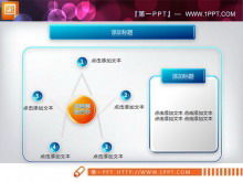 Шаблон иллюстрации слайда диффузных отношений