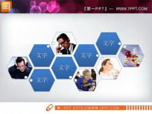 Download di due combinazioni di diapositive a nido d'ape