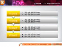 シンプルなPPTフローチャート資料のダウンロード