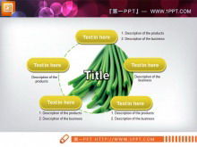 真ん中に写真が入ったスライドショーの説明資料