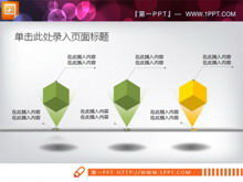 PPT-Box Seite an Seite Beziehungs-Diadiagramm-Material