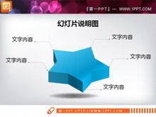 Bahan ilustrasi PPT bintang berujung lima