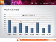 常用PPT直方图折线图素材