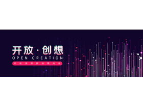 Modello PPT per conferenza roadshow aziendale widescreen semplice