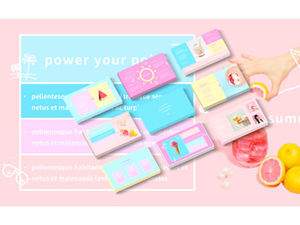 เทมเพลต ppt ฤดูร้อนสุดเจ๋ง Summer