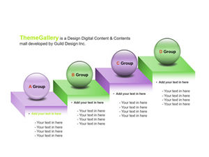 43張色彩絢麗的紋理和實用的ppt圖表包下載