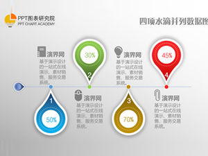 Üç set zaman çizelgesi güzel ppt çizelgeleri