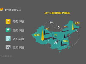 Ürün pazar dağılımı coğrafi konum gösterge haritası ppt tablosu