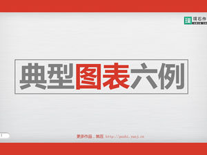 6 zestawów kolorów tekstury cienia do pobrania wykresu ppt