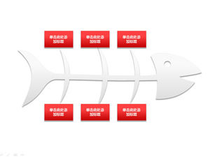41 sets of multi-style side-by-side relationship ppt charts (red)