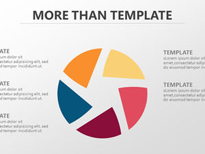 Okrągły schemat przepływu wykresu ppt do pobrania