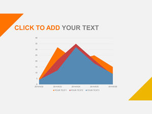 7 set grafik ppt bisnis yang datar dan indah