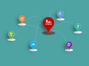 人物社交网络示意图